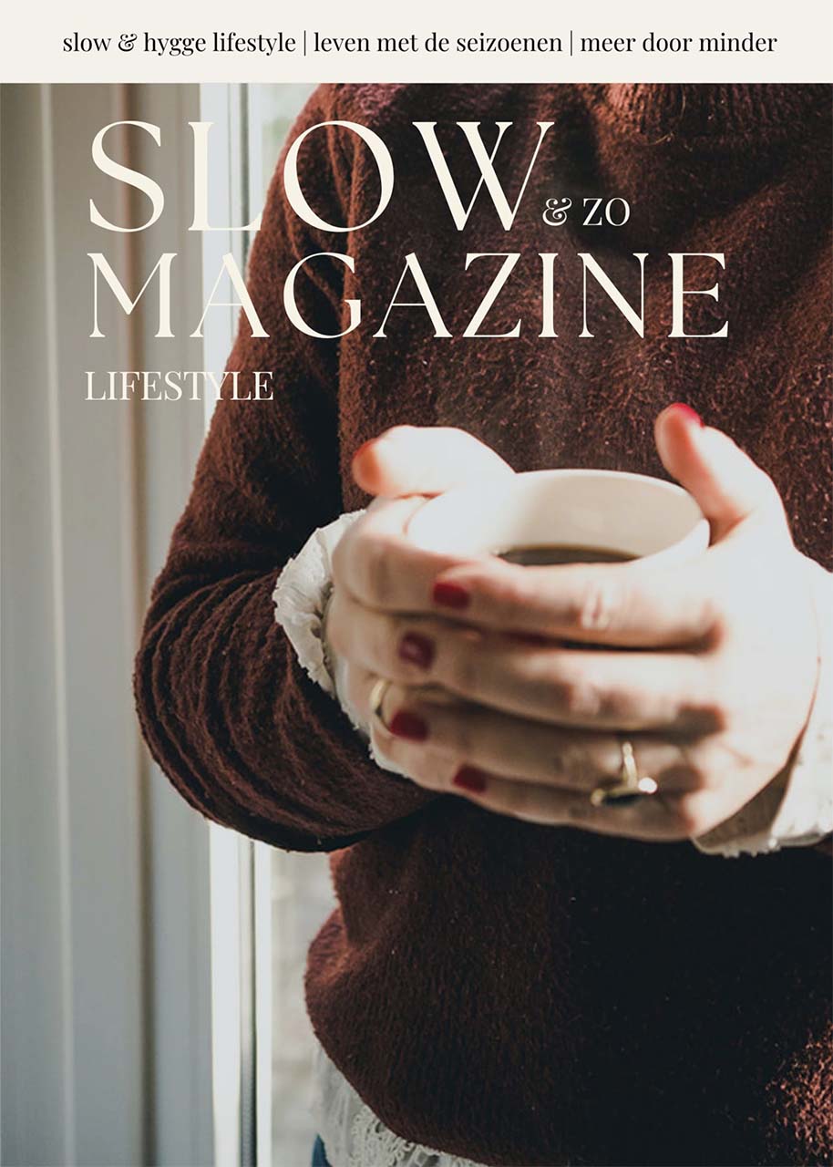 Cover winter 2023 cover slow lifestyle magazine van slow & zo winter 2023